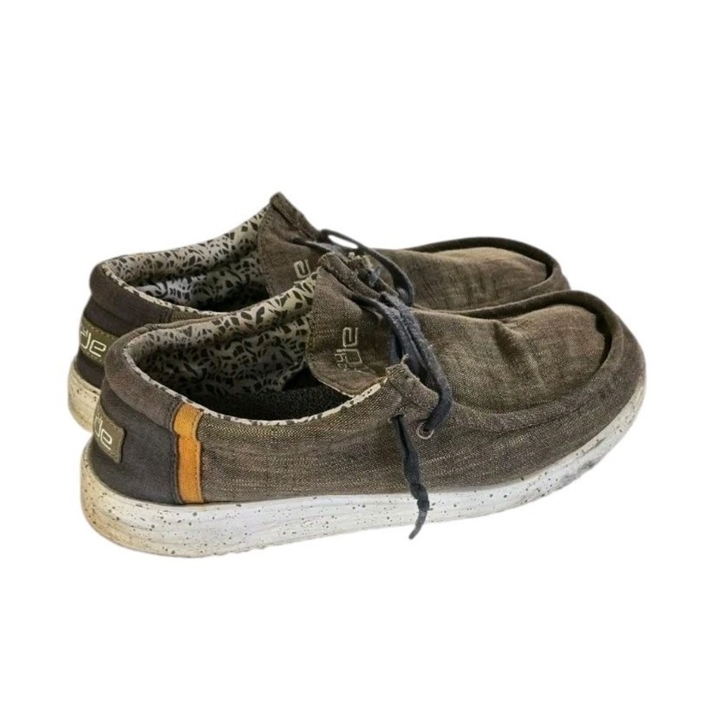 Hey Dude Wally Free Mens Slip In Shoes Size 11 Natural Beige 112270562‎ Comfort